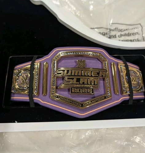 WWE SUMMERSLAM 2026 MINI BELT #10/200 - MINNESOTA - RARE TAKEOVER EXCLUSIVE — photo 9