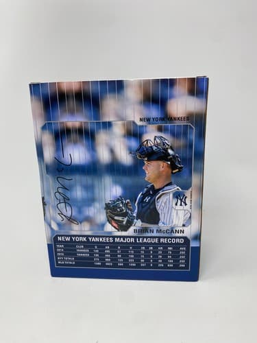 Brian McCann New York Yankees Figurine Statue 2016 6/26/16 SGA Stadium NEW — photo 3