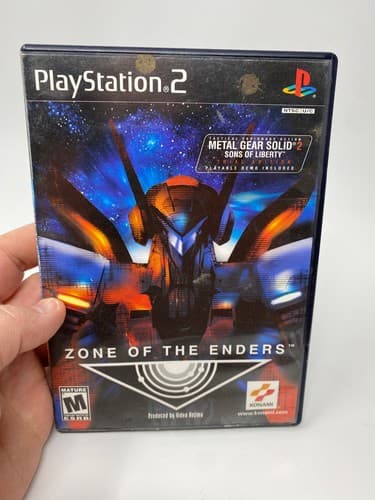 Zone of the Enders Mgs Demo Sony PlayStation 2 PS2 Tested - No Manual No Demo