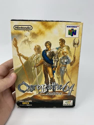 Ogre Battle 64 Nintendo 64 Japan Tested RetroGaming w/manual