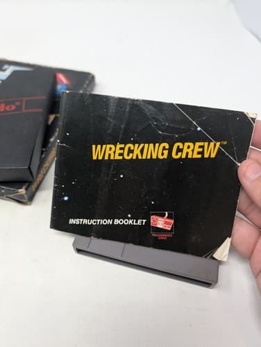Wrecking Crew 1985 Nintendo 5-Screw NES Complete In Box (Rough Box Hangtab)  — photo 8