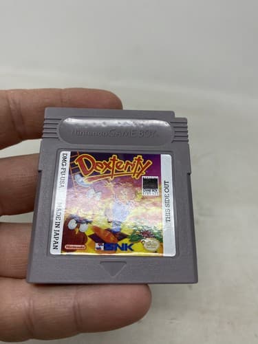 Nintendo Game Boy Dexterity Authentic Official Tested Working Cartridge SNK 1990 — photo 4