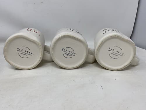 Rae Dunn SWEETIE, DAD, USA Mugs Black Script By Magenta Artisan Collection — photo 8