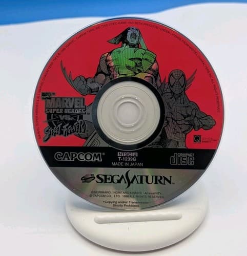Marvel Super Heroes vs Street Fighter Sega Saturn Japan Import - US Seller — photo 7