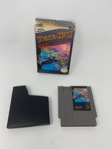 Tiger-Heli NES Nintendo Box & Game No Manual RARE BLACK BOX Oval Seal! — photo 9