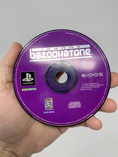 Johnny Bazookatone Playstation 1 PS1 Disc Only Tested Authentic — photo 2
