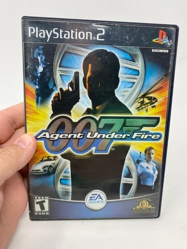 PlayStation 2 007 Agent Under Fire PS2 Case & Disc No Manual TESTED WORKS