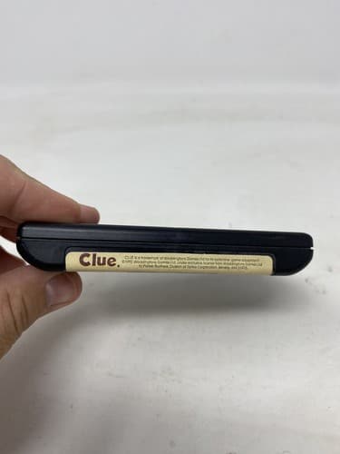 CLUE - Unfolded Box Game & manual - SEGA GENESIS - Tested - Ships Fast — photo 5