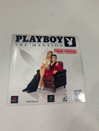 Very Rare Playboy: The Mansion Sneak Preview PC Disc Of Xbox/PS2 Video Game