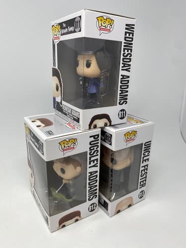 Funko Pop! Addams Family Vinyl Figures Lot of 3 - Wednesday Addams Uncle Fester — photo 5