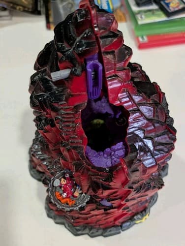 Vintage 1992 Mighty Max Trapped in Skull Mountain Playset Bluebird Read — photo 5