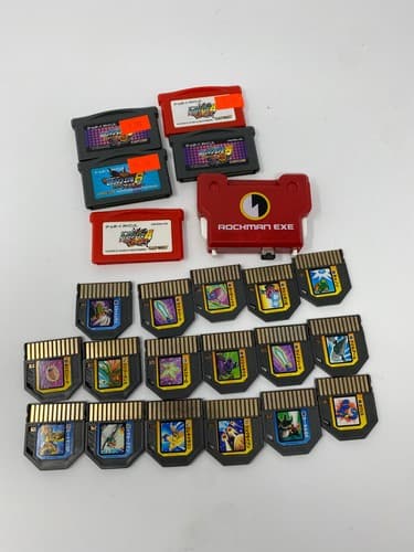 Megaman Battle Network Rockman EXE Battle Chips Lot of Retro Video Games & MORE