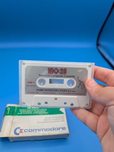 LOT OF 2 ORIGINAL COMMODORE VIC 20 CASSETTE TAPE PERSONAL FINANCE PROGRAMS — photo 7