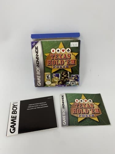 Texas Hold'em Poker Nintendo Game Boy Advance GBA BOX & Manual ONLY no Game — photo 7