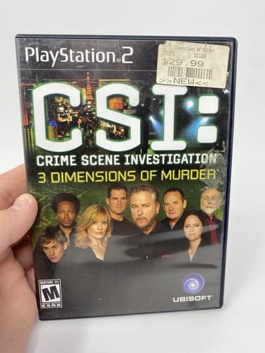 CSI: Crime Scene Investigation -- 3 Dimensions of Murder (Sony PlayStation 2, 2…