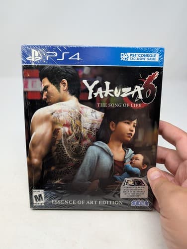 Yakuza 6: The Song of Life - Essence of Art Edition - Sony PlayStation 4 Sealed!