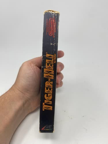 Tiger-Heli NES Nintendo Box & Game No Manual RARE BLACK BOX Oval Seal! — photo 4
