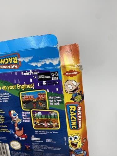 Nicktoons Racing (Nintendo Game Boy Advance GBA) Box Only No Game — photo 9