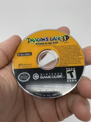 Dragon's Lair 3D: Return To The Lair (Nintendo GameCube, 2002) Disc Only Tested — photo 3