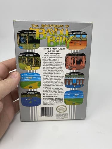 Nintendo NES The Adventures of Bayou Billy w/ Box, Foam Insert, Dust Sleeve — photo 6