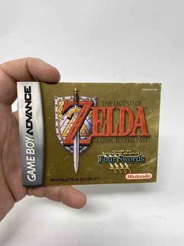 Legend of Zelda: a Link to the Past Gameboy Advance Instruction Booklet Only