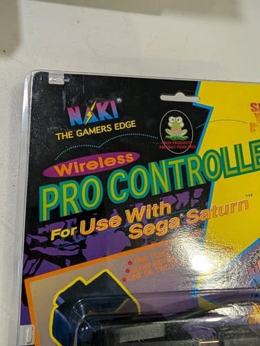 SEGA SATURN NAKI WIRELESS PRO CONTROLLER BRAND NEW Blister  — photo 2