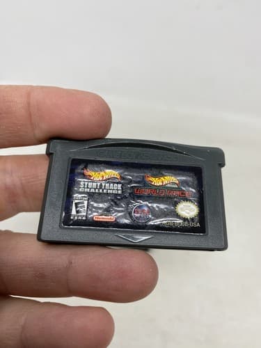 Hot Wheels Stunt Track Challenge World Race Lot Of 2 Game Boy Advance GBA — photo 5