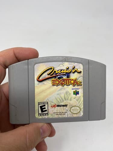 Cruis'n Exotica Cruisin Nintendo 64 N64 Authentic Cleaned Tested
