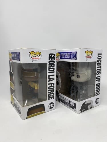 Funko Pop Star Trek The Next Generation Lot - Locutus of Borg Geordi La Forge — photo 2
