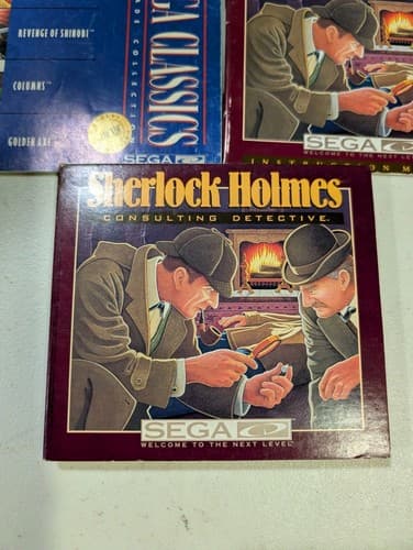 Sega CD Classics Arcade Sherlock Holmes Pack In Digipak - Tested — photo 2
