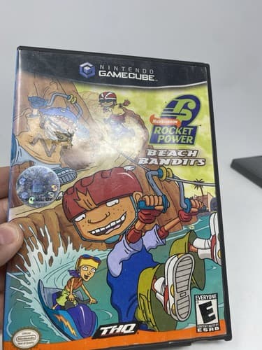 Rocket Power: Beach Bandits (Nintendo GameCube, 2002) Game, Case & Inserts — photo 2