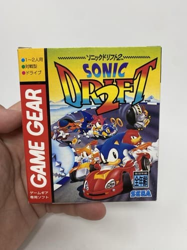 Sonic Drift 2 Sega Game Gear GG Japan Import With Box and Manual - CIB