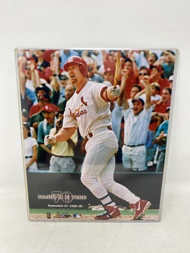 MARK MCGWIRE 8X10 70TH HOMERUN PRINT 9/27/98 St Louis Busch Stadium Ships Fast