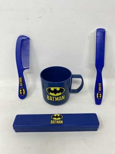 BATMAN VINTAGE Locker Bag 1989 Loose No Soaps Ships Fast Rare HTF
