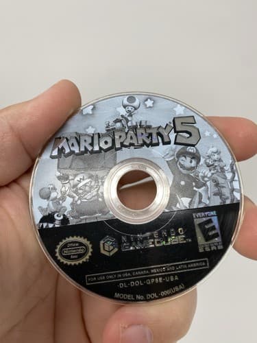 Disc Only Mario Party 5 (Nintendo GameCube, 2003) Tested Not Working For Parts — photo 3