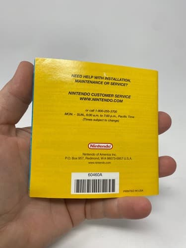 Nintendo DS New Super Mario Bros (Manual Only) Authentic Instruction Booklet — photo 3