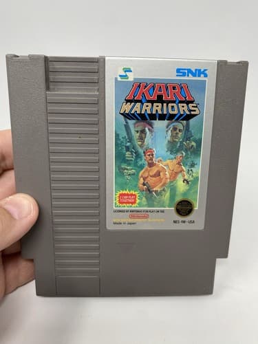 Ikari Warriors (Nintendo NES) 5 Screw Authentic Cleaned Tested Working