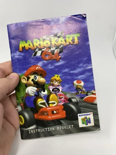Mario Kart 64 - N64 Nintendo 64 Instruction Manual Only⭐ — photo 2