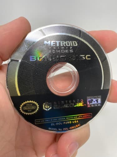 Metroid Prime 2: Echoes Bonus Disc Nintendo Gamecube Disc Only Great Condition!