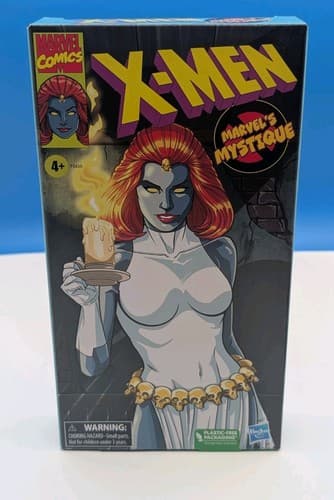 Hasbro X-Men Marvel Legends 90s Animated Mystique 6" Action Figure Retro VHS Box