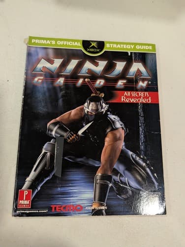 NINJA GAIDEN - Xbox Prima’s Official Strategy Guide Tecmo Video Game Book