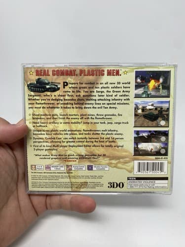 3DO Army Men 3D PS1 2000 NTSC-U/C T Action & Adventure w/ Manual — photo 6