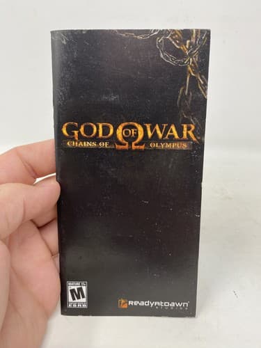 Manual Only* God of War Chains of Olympus PSP Sony Playstation Portable Handheld