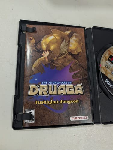 Sony PlayStation 2 PS2 Disc & Manual Only TESTED Nightmare of Druaga — photo 3