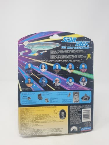 STAR TREK NEXT GENERATION DEANNA TROI Figure Signed MARINA SIRTIS Playmates 1993 — photo 3