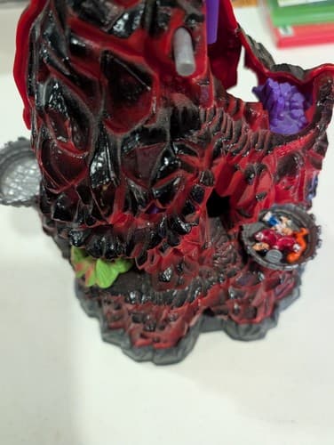 Vintage 1992 Mighty Max Trapped in Skull Mountain Playset Bluebird Read — photo 7