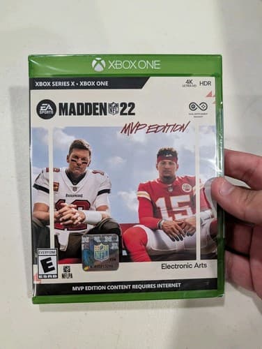 Madden NFL 22 MVP Edition for Microsoft Xbox One and X Brand New Factory Sealed