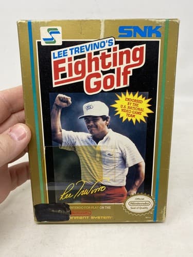 Lee Trevino's FIGHTING GOLF Nintendo NES Game & Box SNK No Manual