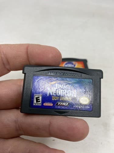 Gameboy Advance GBA Vintage Game Lot 3 Jimmy Neutron Jet Fusion Attack Twonkies — photo 7