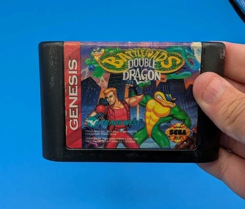 Battletoads/Double Dragon: The Ultimate Team - Sega Genesis Cartridge